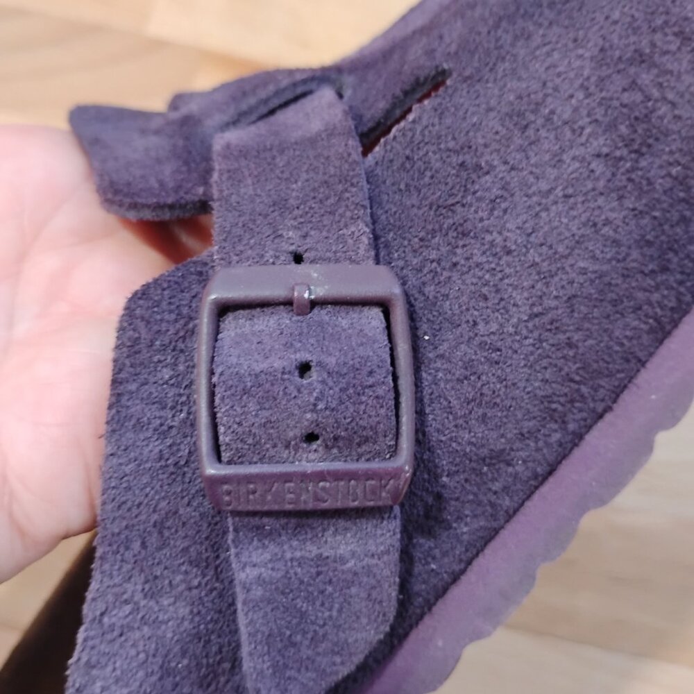 Purple Birkenstock Boston 38 Narrow - Picture 8 of 11